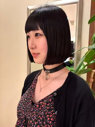 ショート ボブ ホノカのヘアスタイル