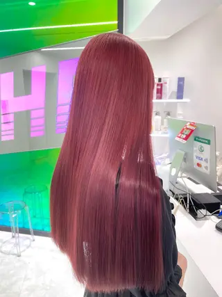 ロング カラー 🤍💕ブリーチカラ ーAyaka💕🤍のヘアスタイル