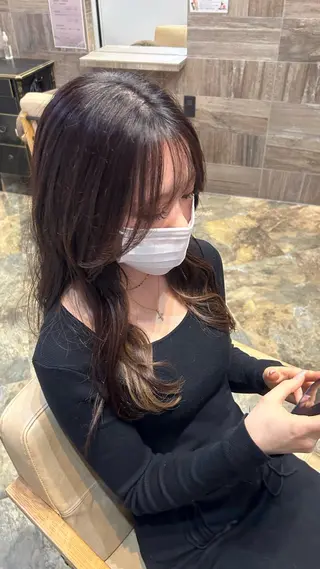 ロング フルヤ ユウキのヘアスタイル