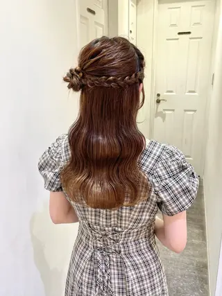 ヘアアレンジ ハイトーンカラー/ 長さだし🐇きょうかのヘアスタイル