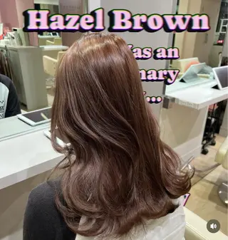 カラー 海外ガール🎀新宿 MOMOKA🍑のヘアスタイル