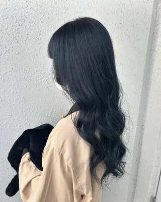 ロング カラー 後藤紗英/髪質改善 /オリーブベージュのヘアスタイル