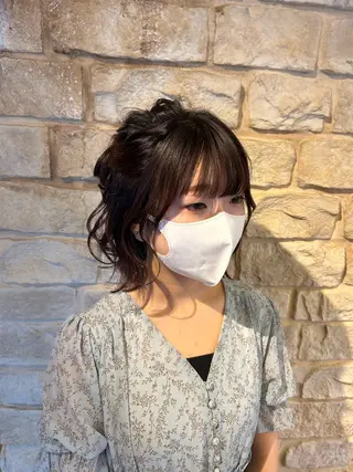 ヘアアレンジ Mei /オリーブ カラー/アレンジのヘアスタイル