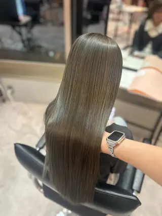 ロング カラー 上品うるツヤ韓国ヘア 🤍Hana/川崎のヘアスタイル