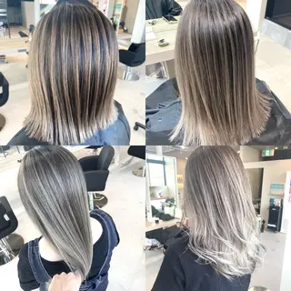 セミロング カラー Lia所属・皆木 智晴のヘアスタイル