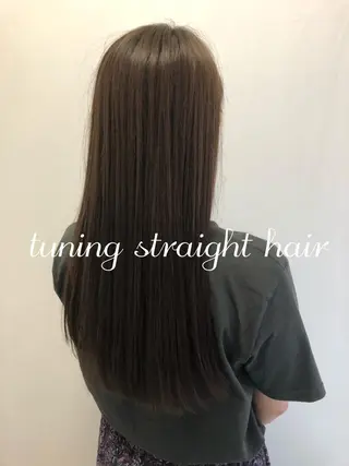 ロング 中村 玲のヘアスタイル