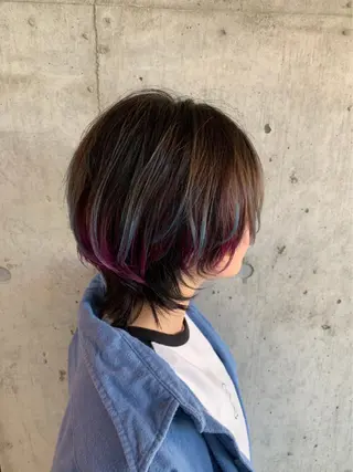 ショート カラー 💘透明感カラー💘 沖本 将宏のヘアスタイル