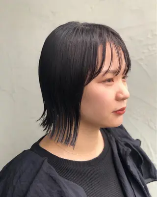 ミディアム uti所属・菊池 幹のヘアスタイル