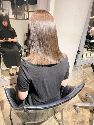ミディアム ノモト ハルのヘアスタイル