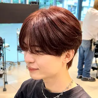 カラー メンズ 韓国ヘア🇰🇷 メンズパーマ/つかさのヘアスタイル