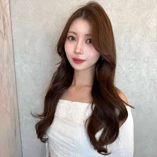 ロング 🎀しゅな/韓国 レイヤー/透明感♡のヘアスタイル