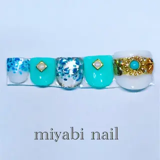 ネイル miyabi nail 桂川駅近くのネイルデザイン