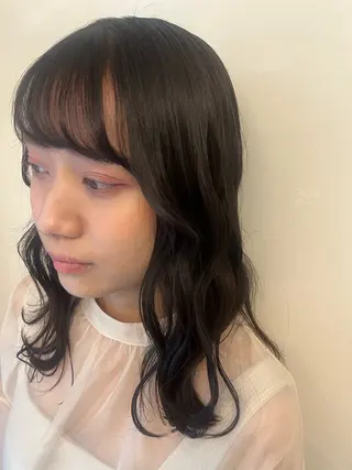 ミディアム 🌸韓国風パーマ /銀座🌸いでいあやのヘアスタイル