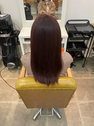 ロング 松田 恋のヘアスタイル