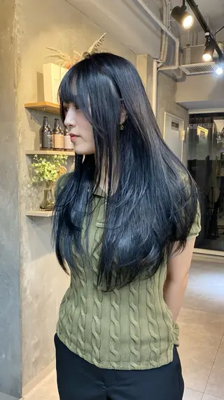 セミロング FORT所属・レイヤー/髪質改善 池本　紘之のヘアスタイル