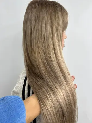 ロング カラー 下妻 カラーエクステ難波のヘアスタイル