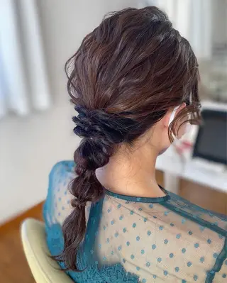 ヘアアレンジ 荒木 ひろかのヘアスタイル