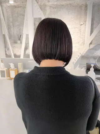 ミディアム カラー 川本 裕🌿のヘアスタイル