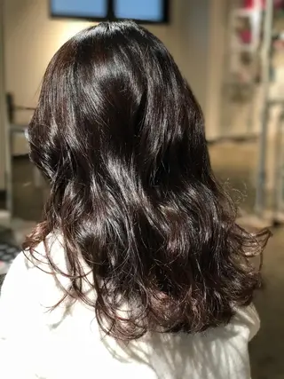 ミディアム セミロング ロング カラー 🌈ディレクター🌈 徳松優希のヘアスタイル