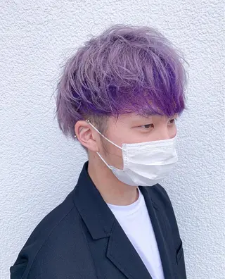 ショート カラー メンズ men’s salon NOA solte. 【メンズサロン ノアソルテ】所属・メンズパーマ職人 加藤 弘貴のヘアスタイル