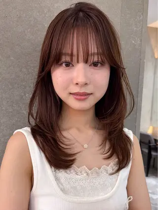 セミロング Lond un Maison.所属・レイヤー/似合わせ 🌈チャンツヨシ🌈のヘアスタイル