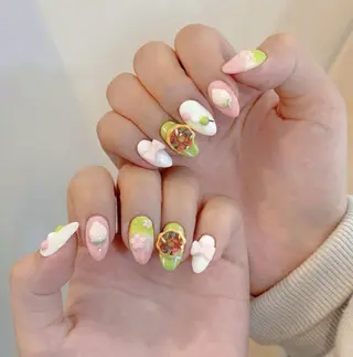 ネイル 波 なみのネイルデザイン