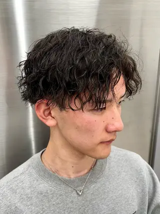 パーマ メンズ 🍐シャドウパーマ メンズ特化/守岡🍐のヘアスタイル