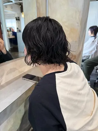 ショート パーマ hanami /名駅のヘアスタイル
