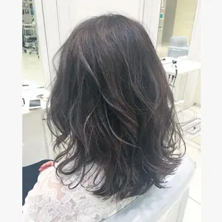 ミディアム カラー 💙美髪救世主💙 関華蓮のヘアスタイル