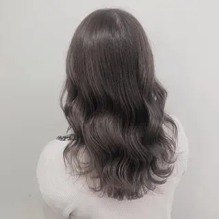セミロング ヘアアレンジ メンズ 🫧ハイトーン🫧 ベージュ🫧徹哉のヘアスタイル