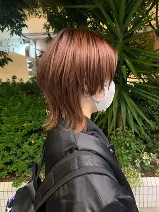 ミディアム yukie🌷 /暖色🍒梅田サロンのヘアスタイル