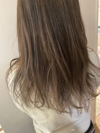 ロング カラー 韓国hair ·͜· watanabeのヘアスタイル