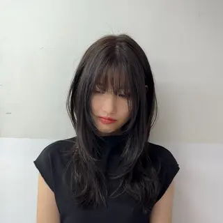 セミロング レイヤーカット/ 堀匠吾のヘアスタイル