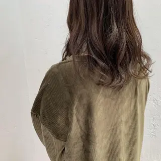 セミロング ヘアアレンジ 🫧透明感カラー/ ボブ/小笠原汐海🪽のヘアスタイル