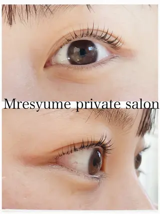 マツエク・マツパ Mresyume MAYUのマツエク・マツパデザイン