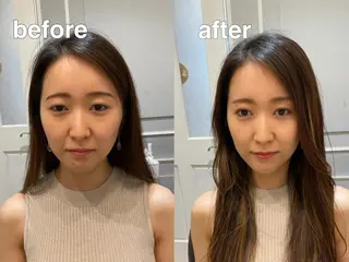 ヘアアレンジ 似合わせ艶髪カラー ❤️ハダユミのヘアスタイル