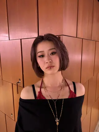 ショート カラー 増田 伯のヘアスタイル