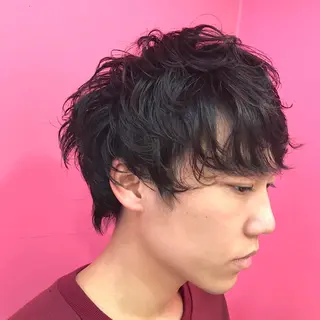 ショート カラー メンズ Vir by browのヘアスタイル