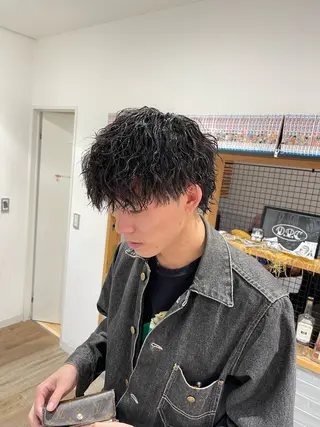 パーマ メンズ メンズパーマ 北原寿樹のヘアスタイル