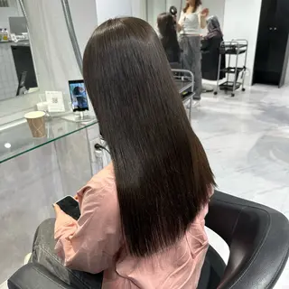 セミロング カラー ヘアアレンジ 透明感ラベンダー💗 SHOのヘアスタイル