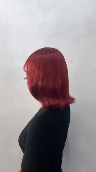 ミディアム ひろせ ちかなのヘアスタイル