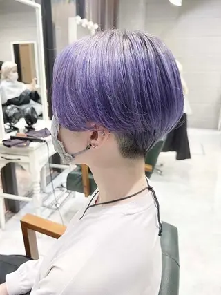 ショート カラー ヘアアレンジ メンズ 𝐑𝐈𝐍𝐊𝐀 🐣🩷のヘアスタイル