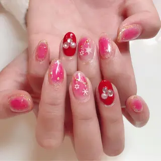 カラー ネイル Q Free nailsのネイルデザイン