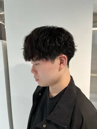 ショート パーマ メンズ 🏆メンズヘア特化 🥇代表りんぺーのヘアスタイル