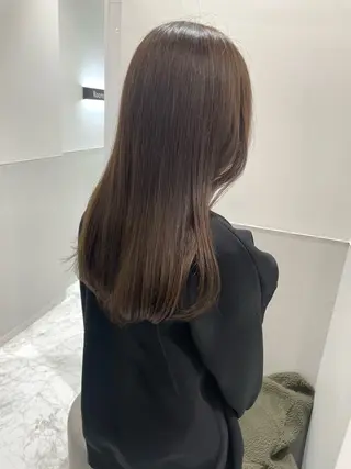 セミロング カラー GPIP 近藤沙樹のヘアスタイル