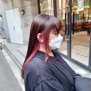 ロング カラー 髪質改善ストレート Kantaのヘアスタイル