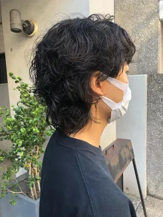 ショート パーマ メンズ ブランロール中目黒店所属・stylist 杉浦駿生のヘアスタイル