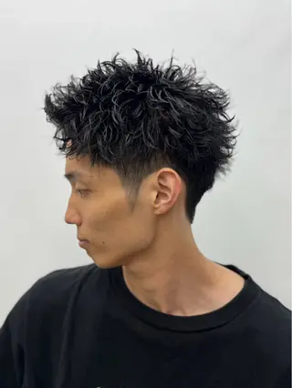 ショート メンズ headstock所属・カットパーマ枠 のすけ【五位堂】のヘアスタイル