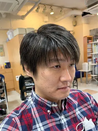ミディアム メンズ COIFFURE DOUX(コアフィールドゥ)所属・✂︎men's hair✂︎立石亮のヘアスタイル