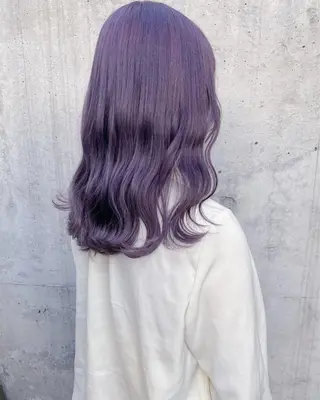 ロング カラー パーマ、髪質改善 菊地美月のヘアスタイル